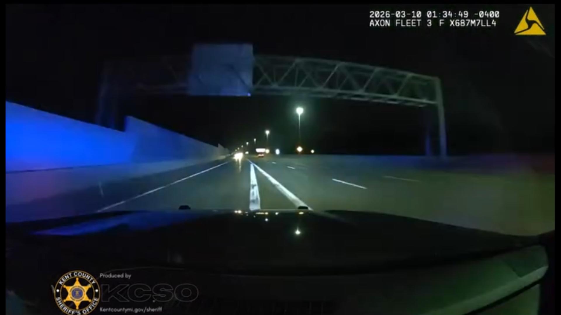 DASH CAM VIDEO | In order to stop suspected wrong-way drunk driver ...