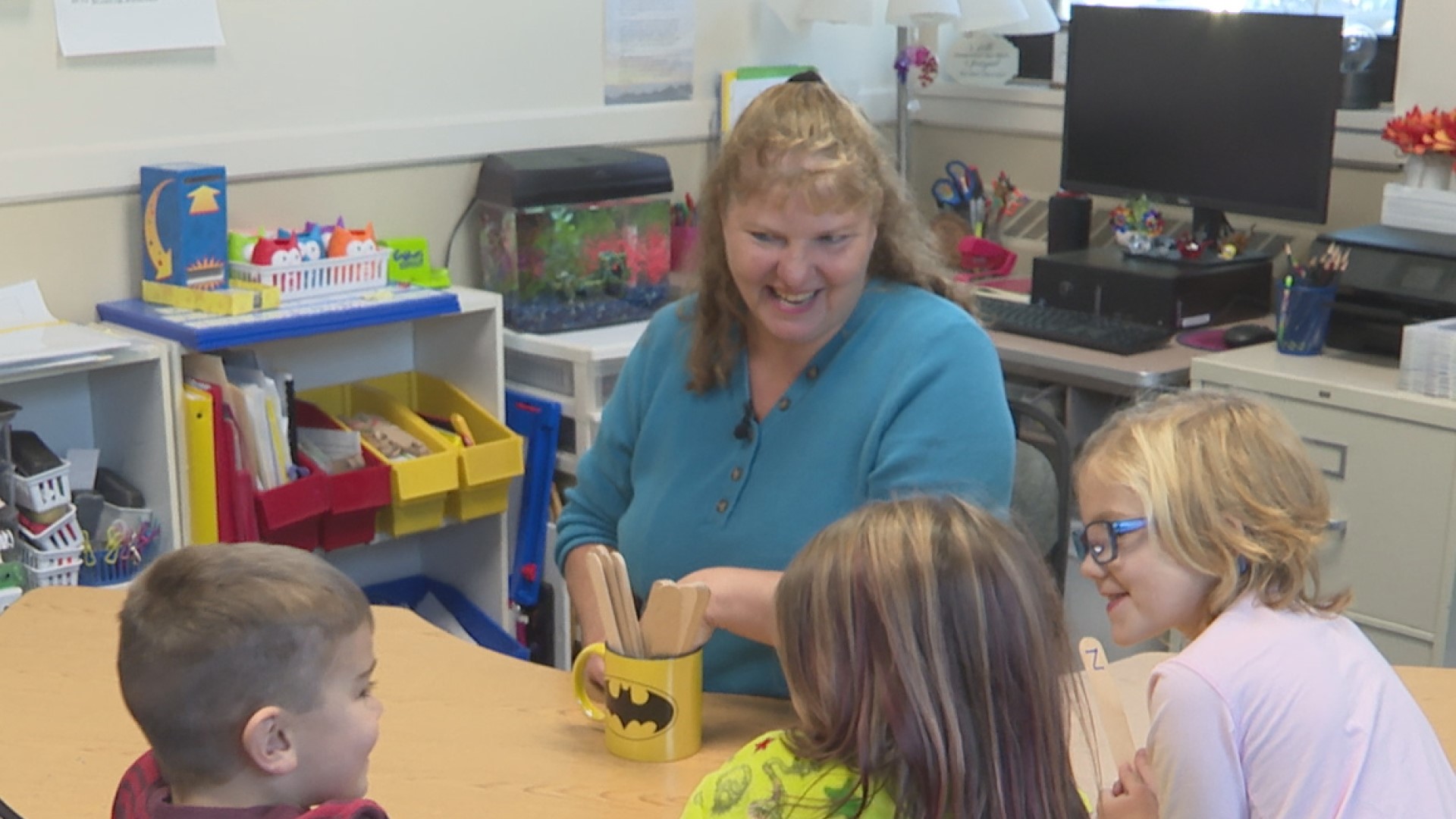 Our next Teacher of the Week retired after some 20 years with Fremont Public Schools. Now, she's in her 31st year of teaching because she just couldn’t stay away.