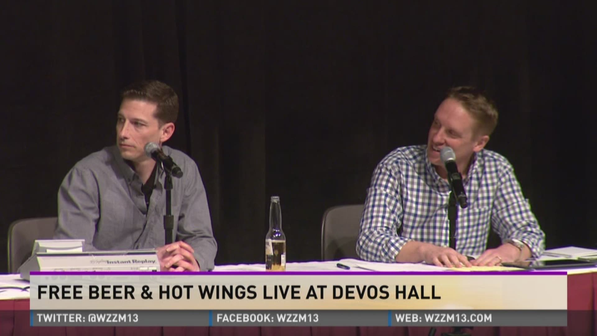 Free Beer and Hot Wings' Live at Night show was this past weekend and WZZM 13 played a small part in all the fun. We had a look back at the show on Monday's edition of the 13 Morning News.