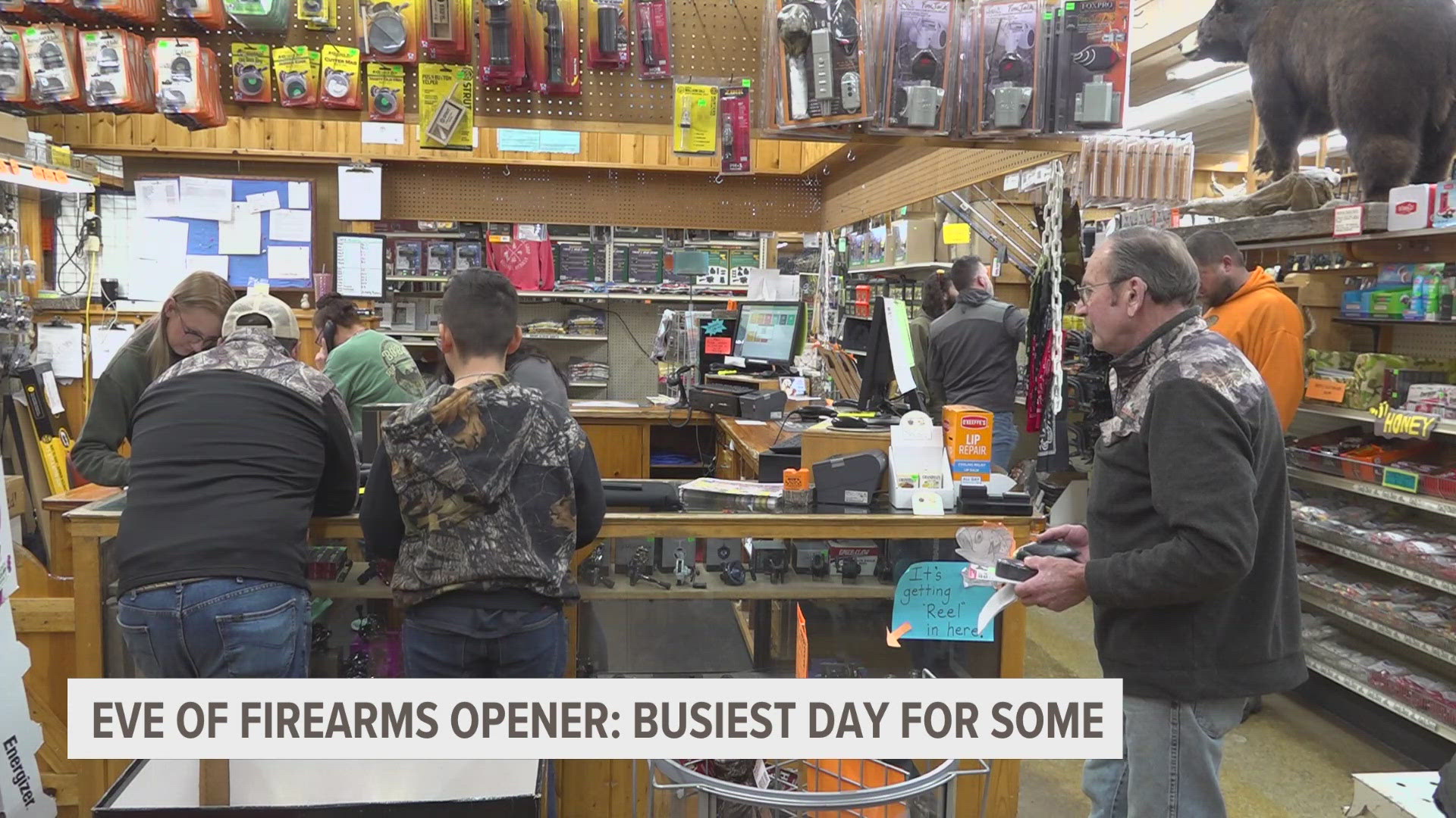 One outdoor supplies store in Hastings has one of the busiest days of the year the day before Michigan's firearm deer season starts.