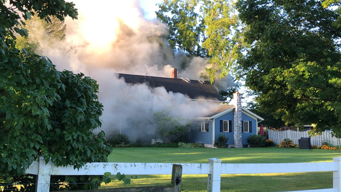 Crews respond to ‘fully involved’ house fire in Sand Lake