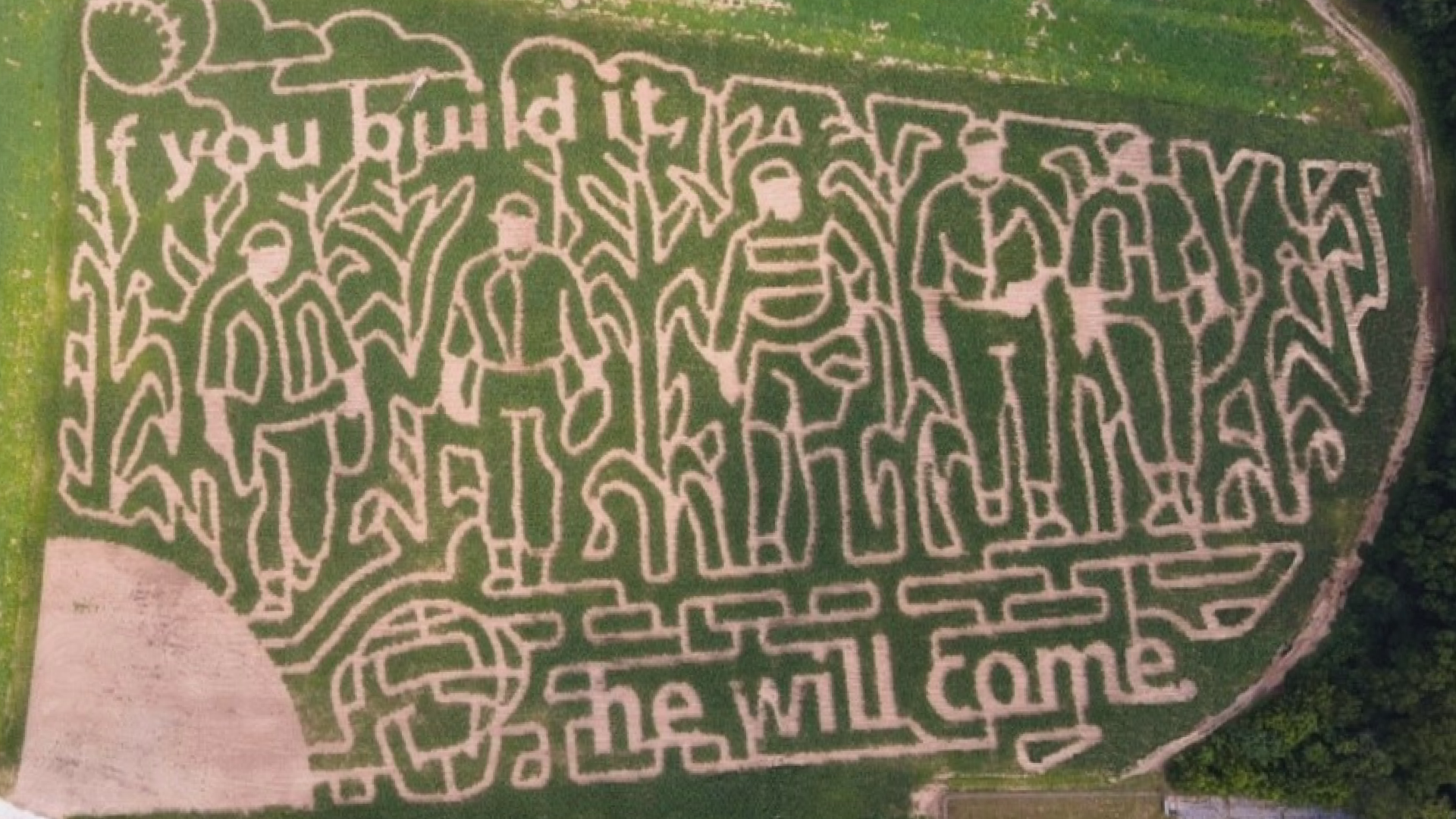 The Deep Roots Produce farm in Caledonia is in its second year of creating unique designs for its 11-acre corn maze.