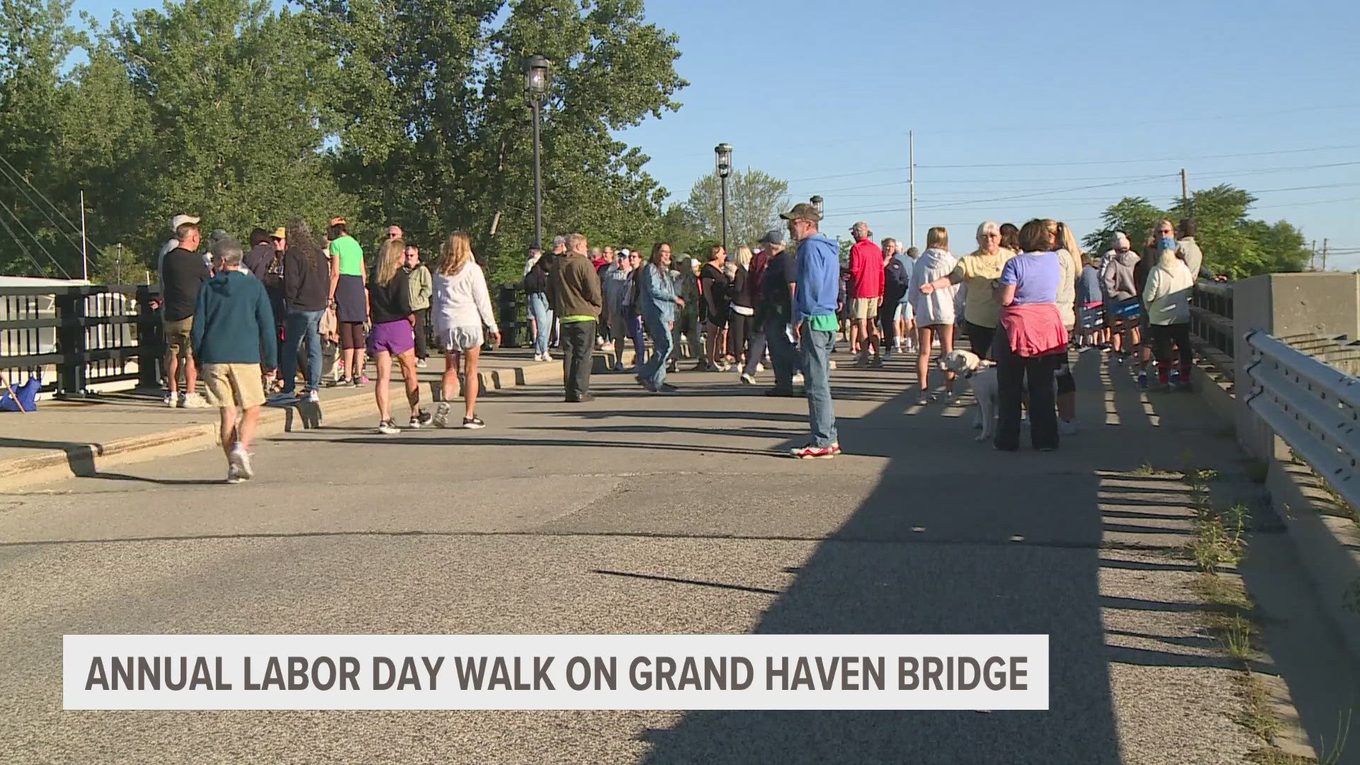 One Grand Haven resident said the walk is an opportunity to chat and connect with neighbors while enjoying the scenery.