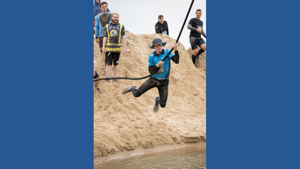 Join the ForeShore Adventure Run at Pere Marquette Beach on May 16 to tackle fun obstacles and support Muskegon Rescue Mission’s aid for the homeless.