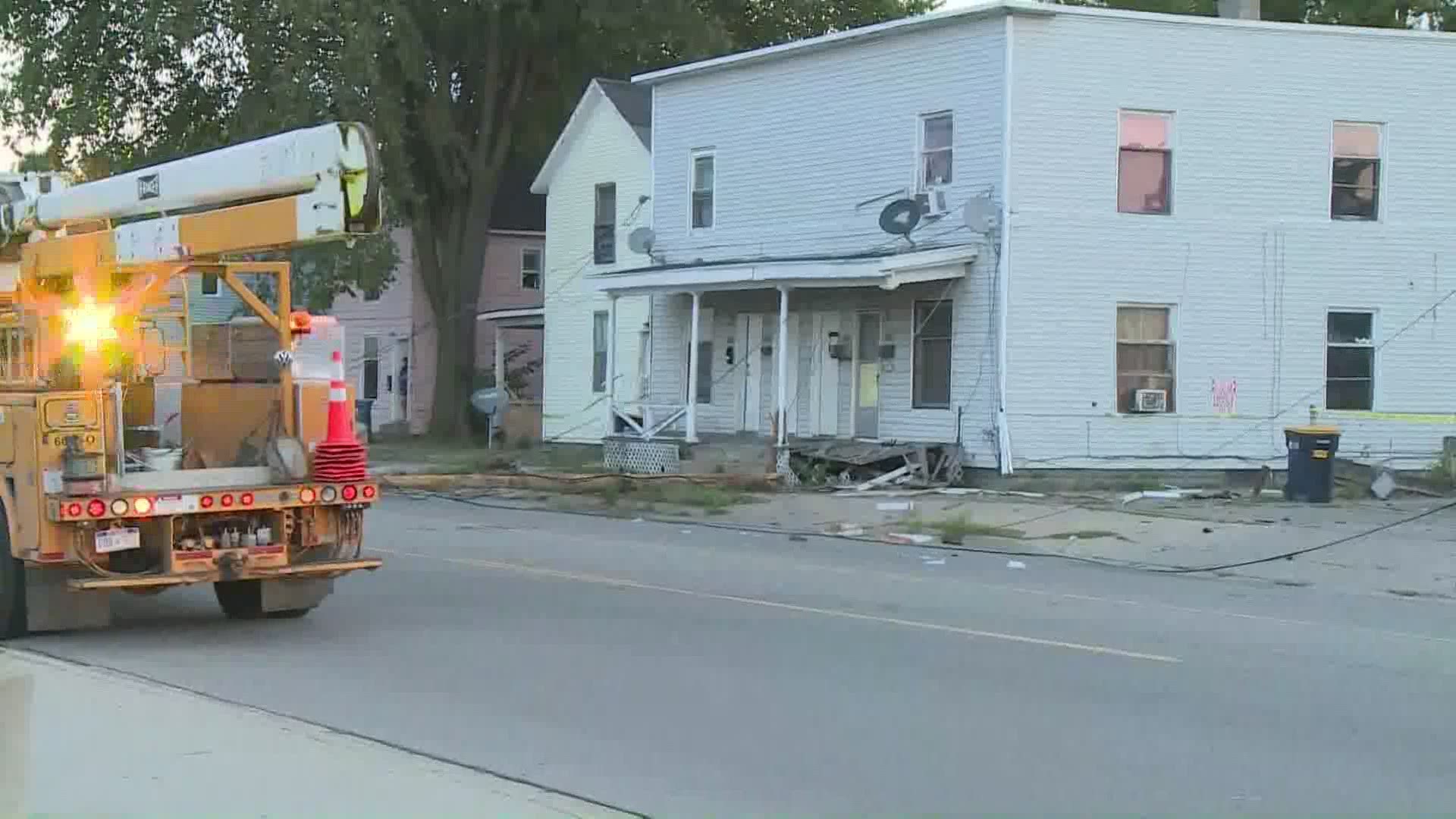 Alpine Ave. reopens after driver hits multiple buildings