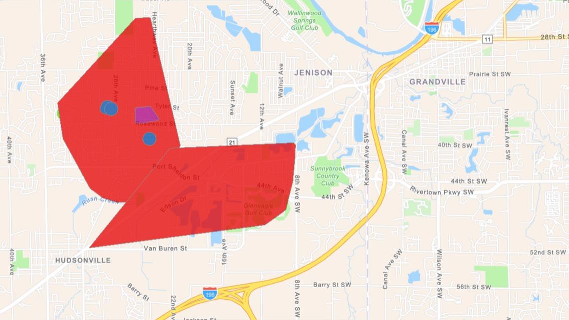 Power restored to thousands in Hudsonville area