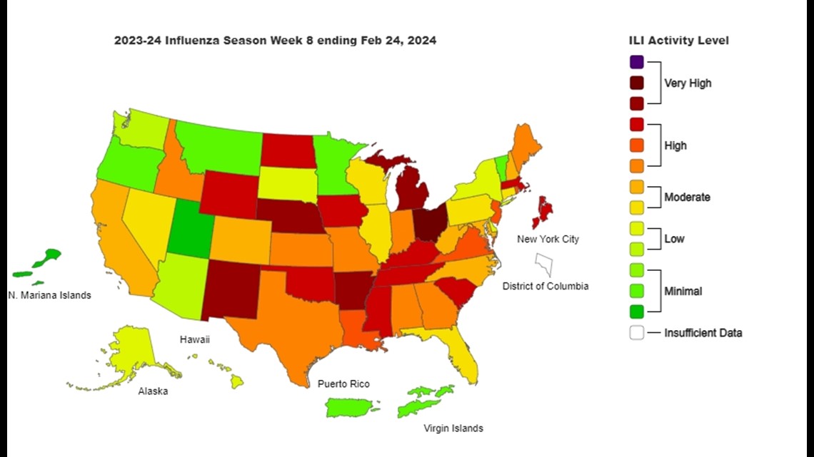 Flu activity in Michigan 'very high' | wzzm13.com