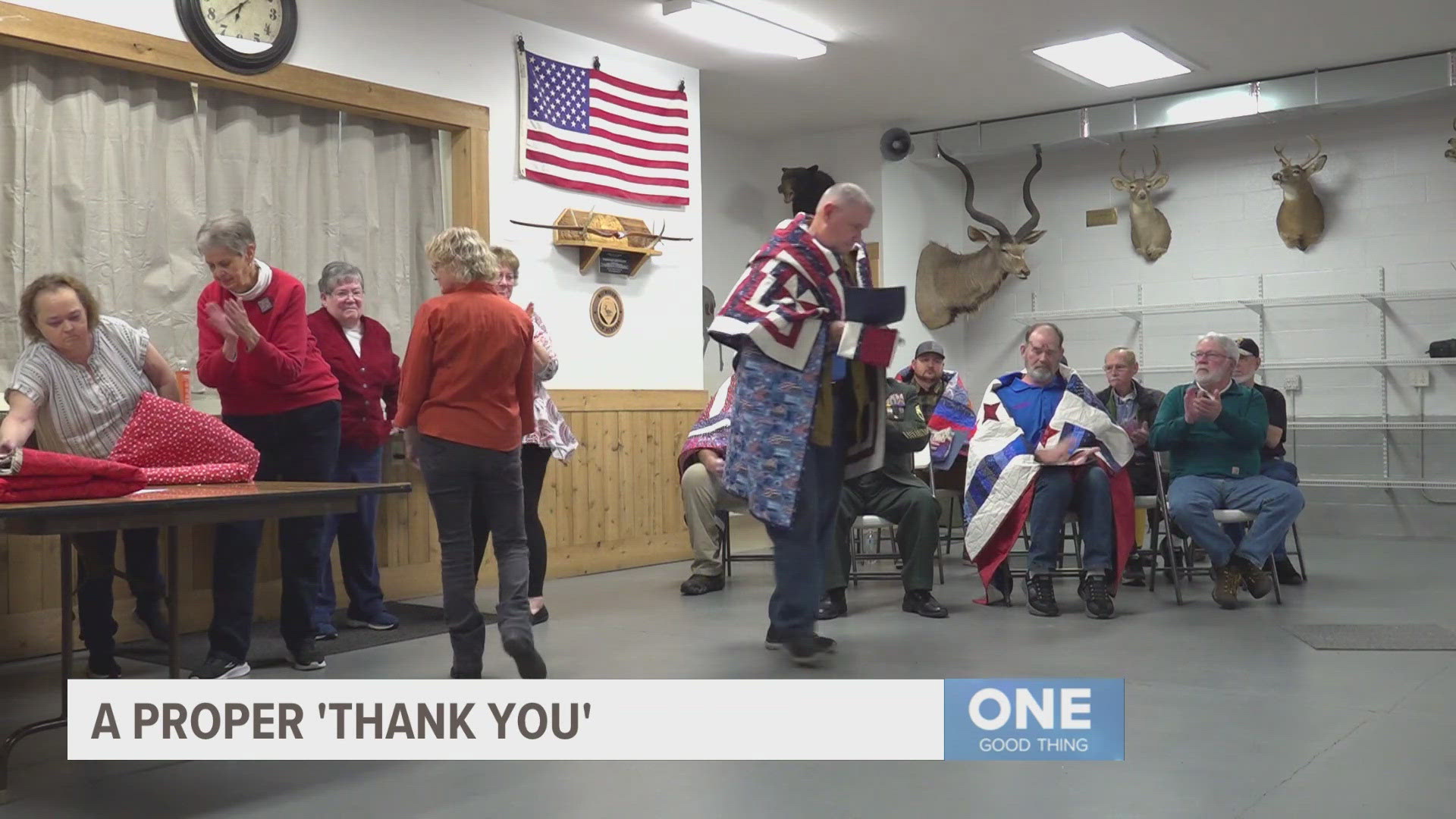 The Shining Stars Quilting Bee is a local chapter of the nationwide effort known as Quilts of Valor. They're asking for help finding more vets to honor.