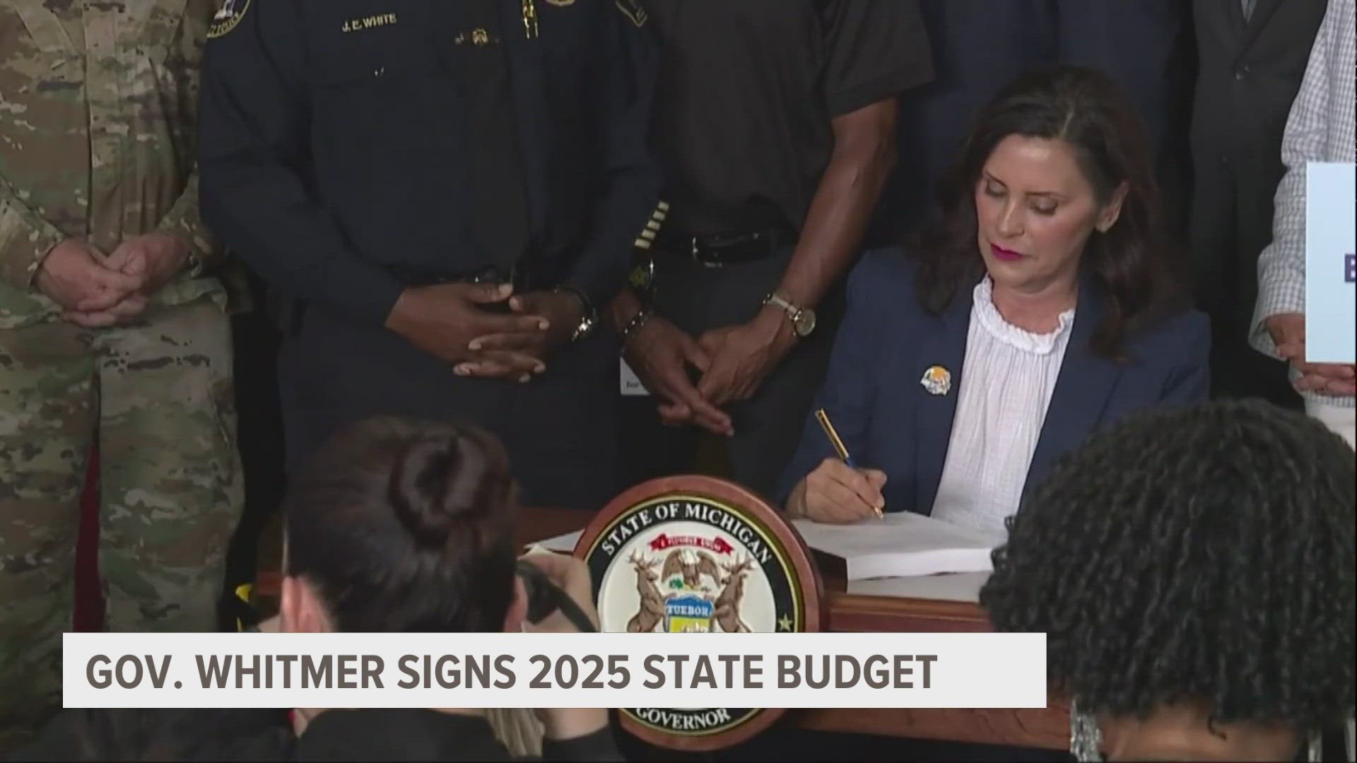 Gov. Gretchen Whitmer signed into law the state's 2025 budget.