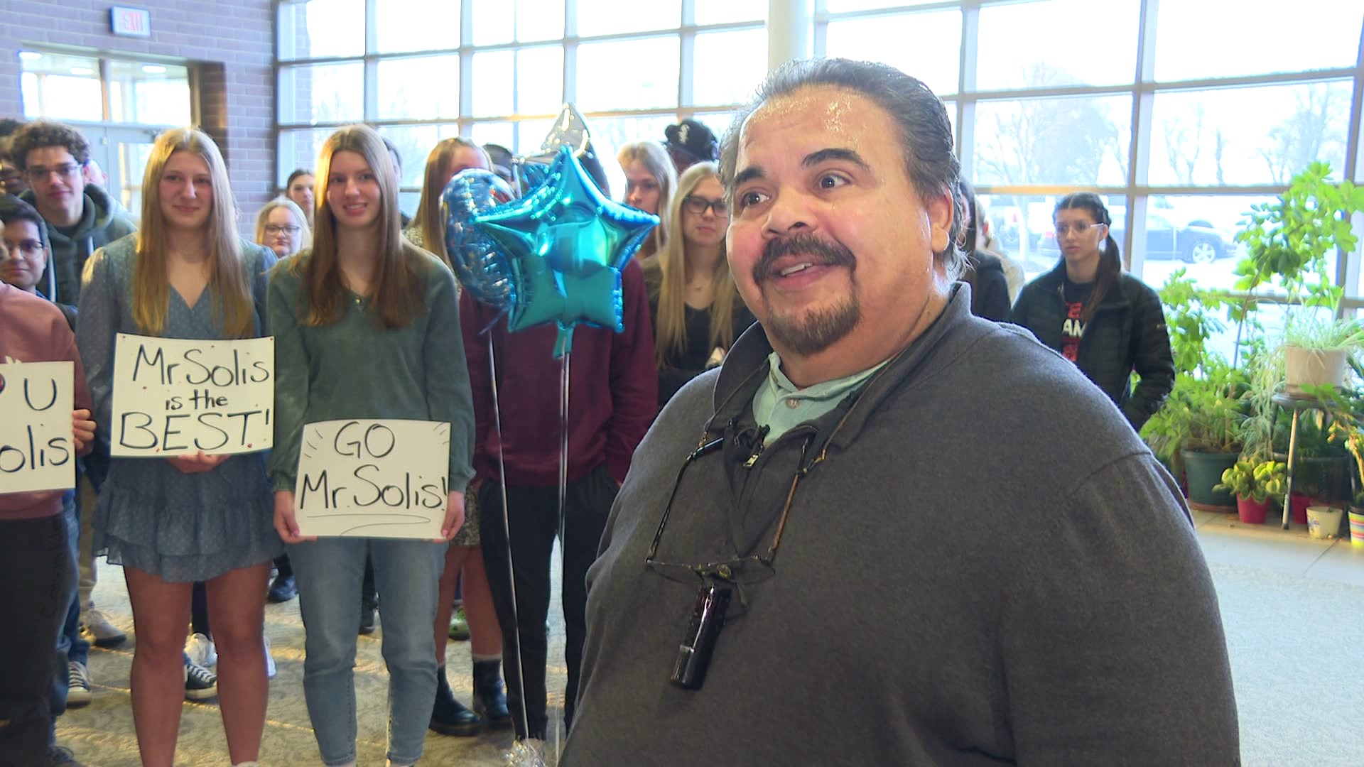 Turns out this Teacher of the Week is not a big fan of surprises—but that didn’t stop the celebration.