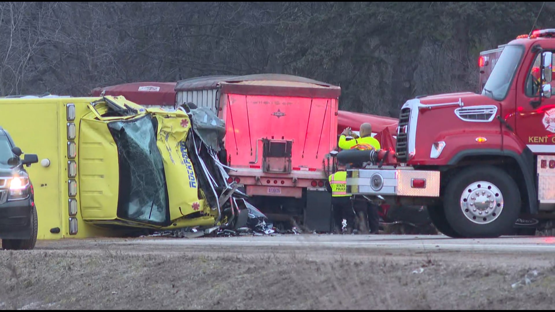 2 dead in Oakfield Twp., multivehicle crash on M57
