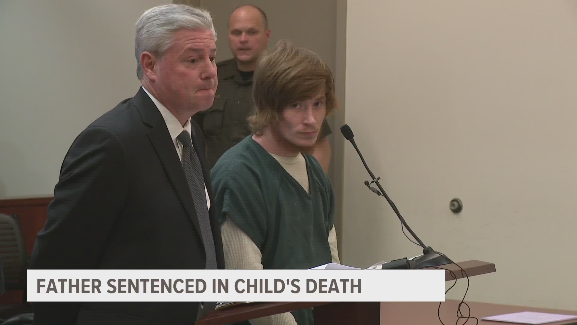 Kyle Wood, father of child who overdosed in June of 2022, was sentenced to a minimum of 30 months for child abuse in the second degree