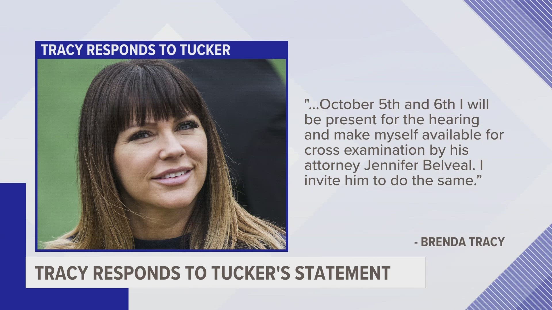 Brenda Tracy has accused Mel Tucker of sexual harassment, resulting in his suspension. Now they have both released statements.