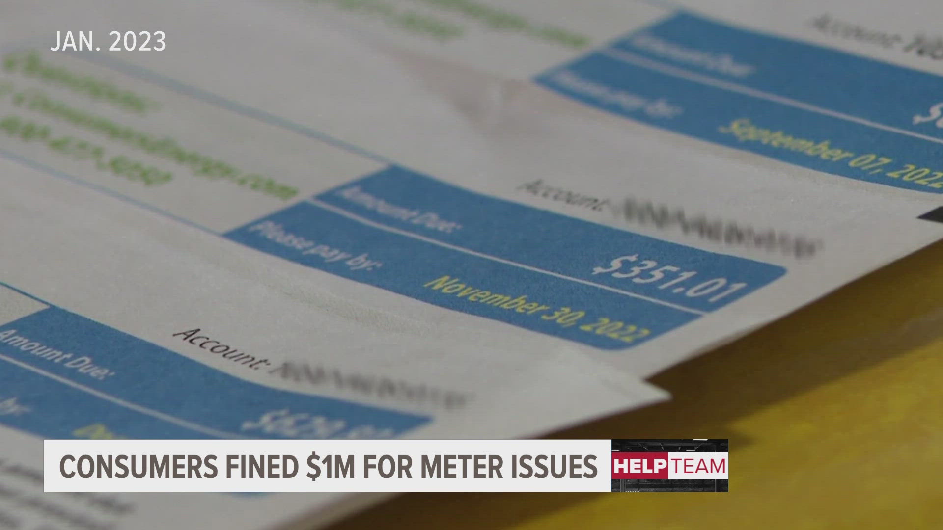The utility company agreed to the $1 million fine after the Michigan Public Service Commission investigated complaints from customers.