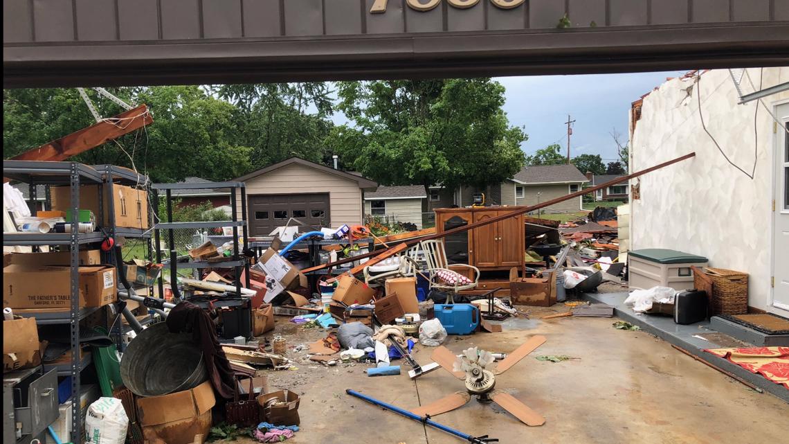 Jenison cleaning up after being hit with 'violent' storm