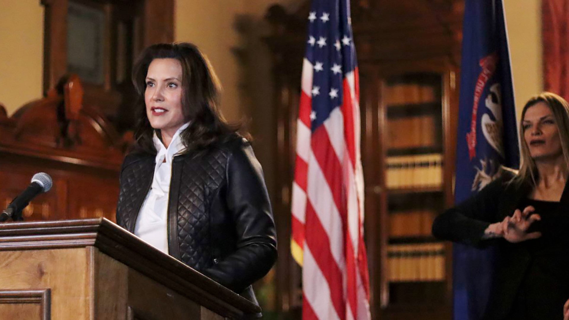 Whitmer said she will continue to focus on the people of Michigan ahead of the November election.