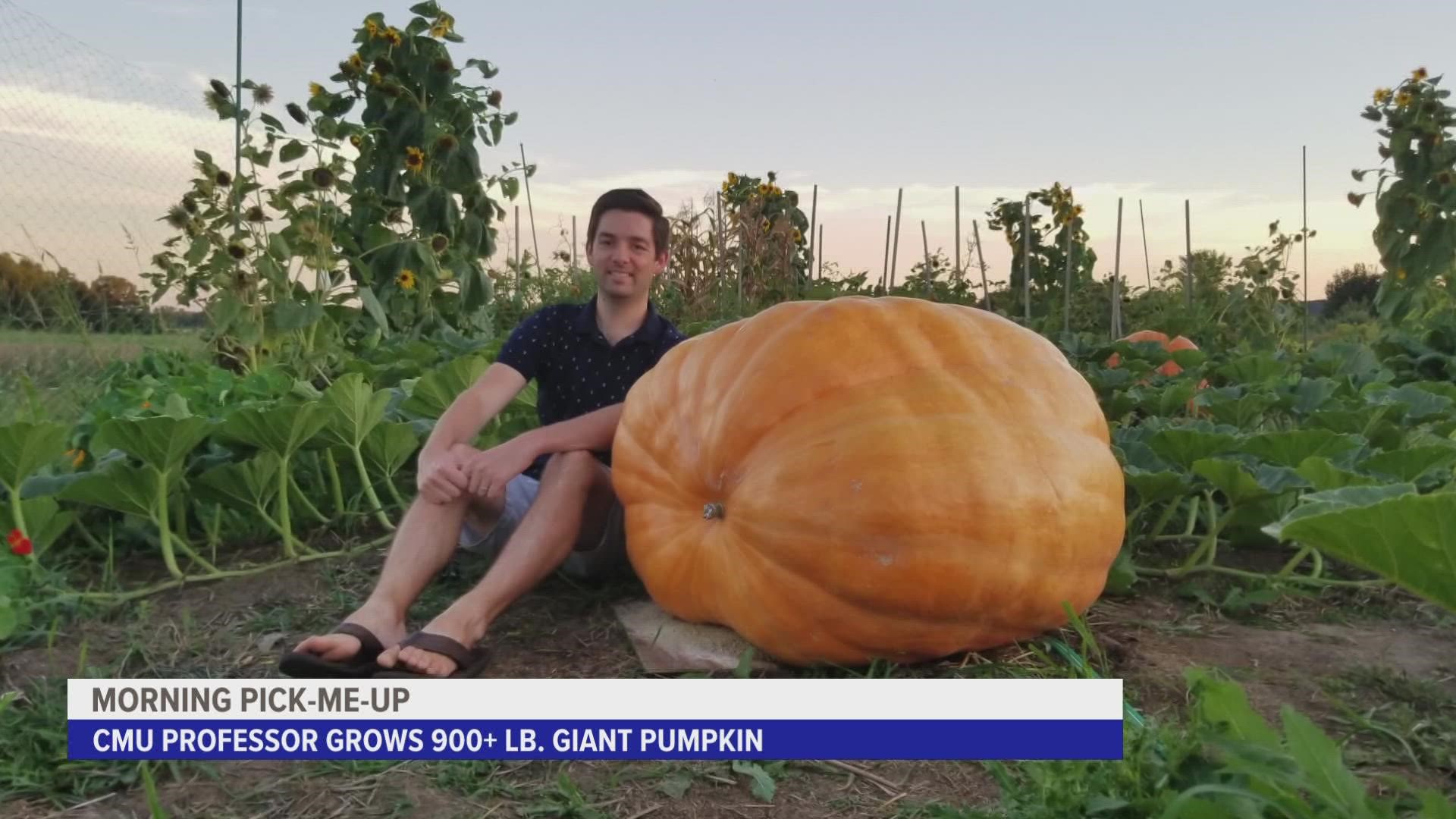 Dr. Jason Keeler has been growing pumpkins since the early '90s—and this year, he grew his biggest pumpkin yet.