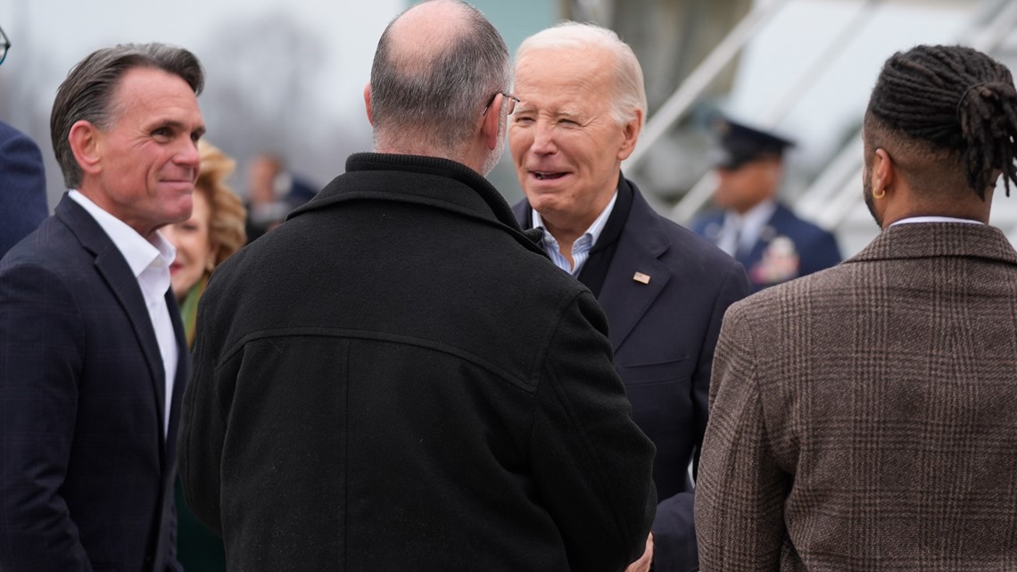 Biden celebrates his UAW endorsement in Detroit