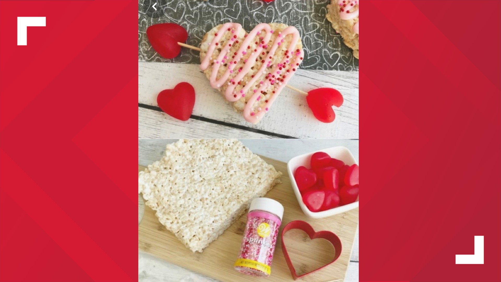 Sasha Zidar explains how to make sweet Rice Krispy Hearts as a party favor for Valentine's Day!