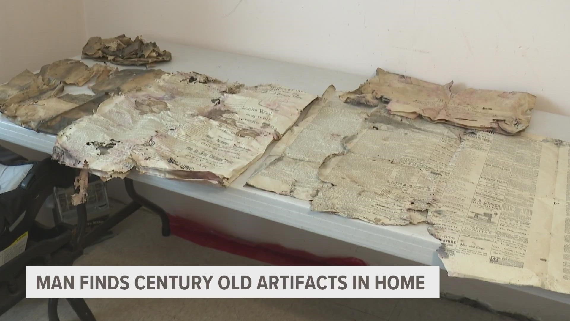 A West Michigan man uncovered a slice of history last week.