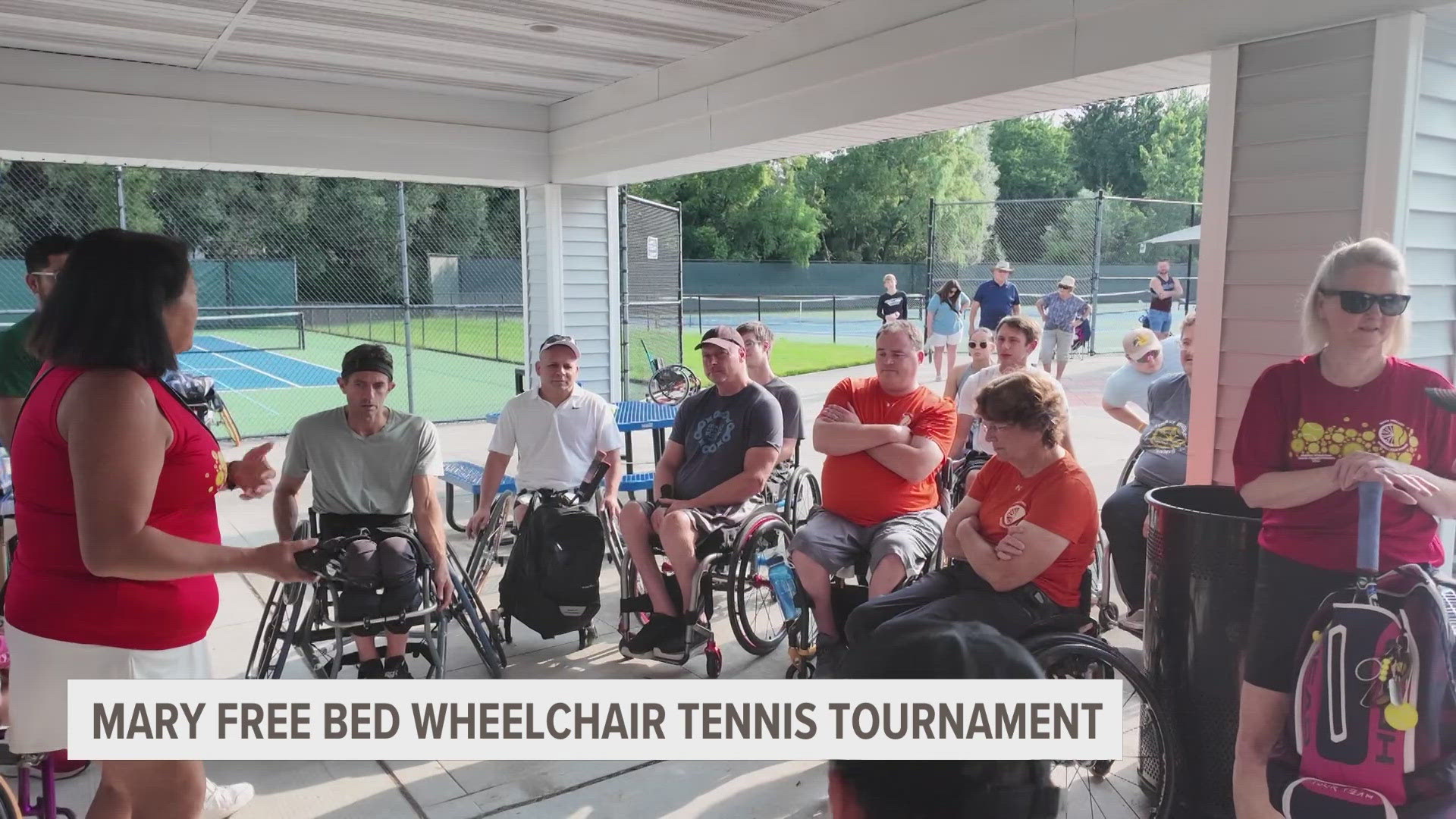 The tournament features para-standing athletes and participants from outside the United States.