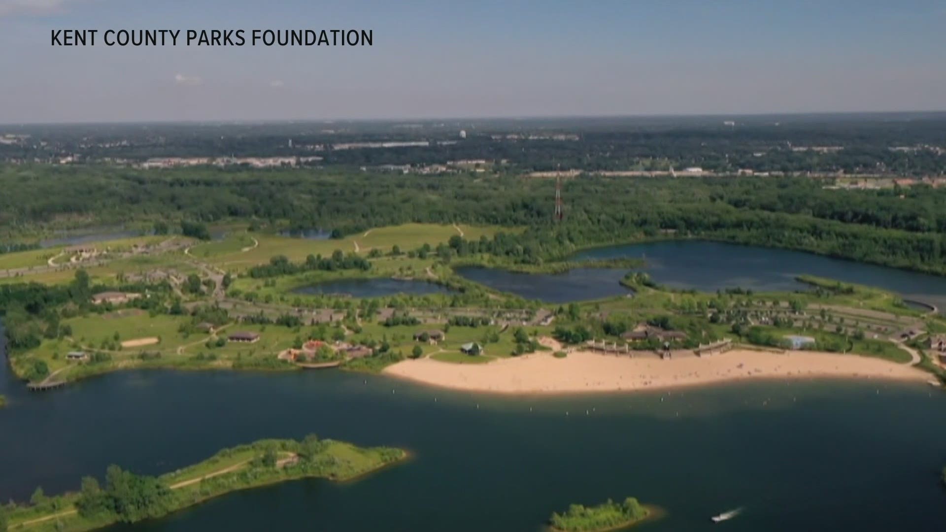 West Michigan Community Bank discuss the work of the Foundation and the gift of a thriving county parks system, supported by organizations like WMCB.
