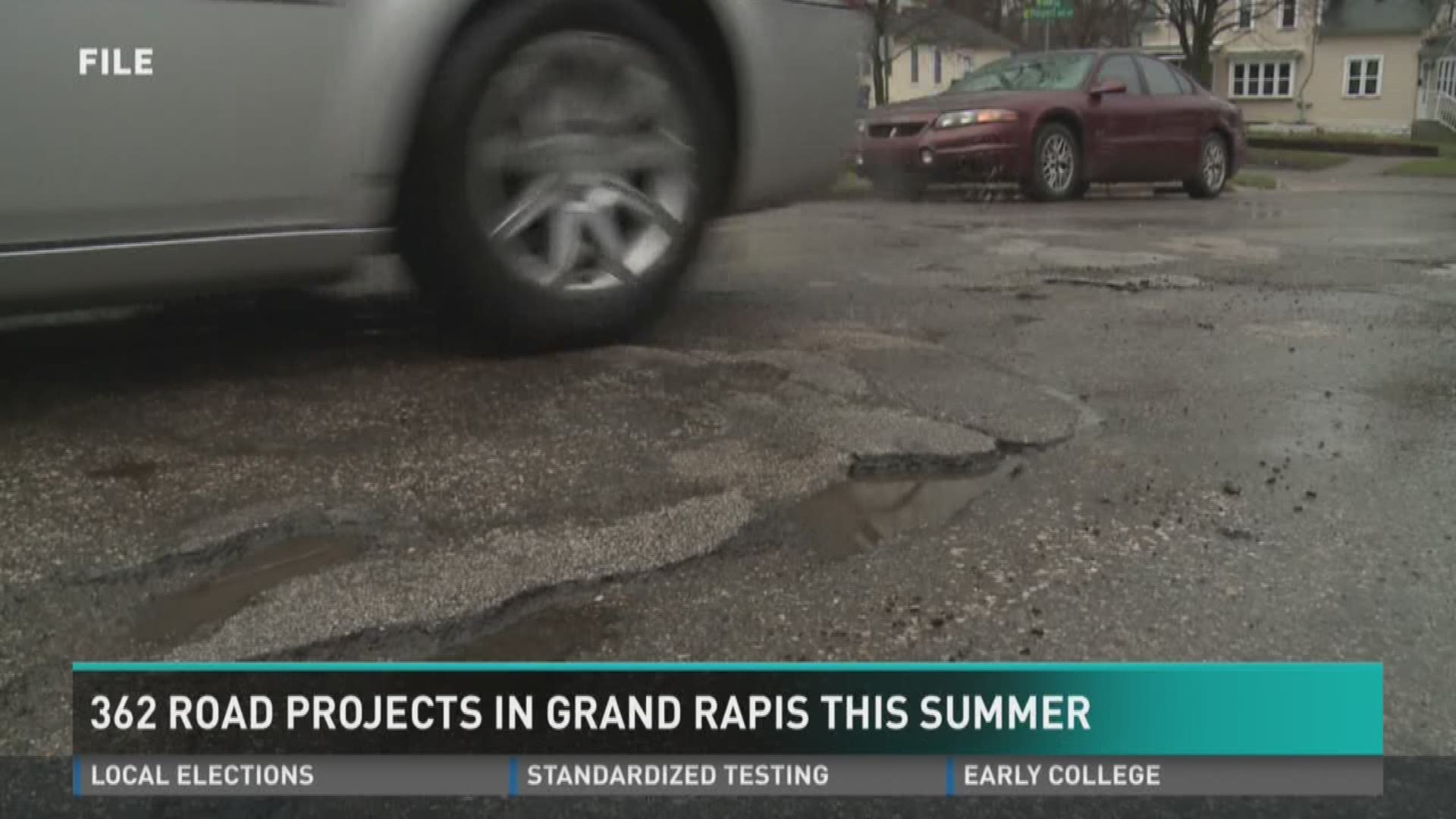 A record-breaking construction season is underway in Grand Rapids with the year of the Vital Streets program.