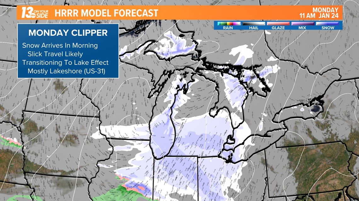 Slick, snow-covered roads impacting West Michigan - Vimarsana News