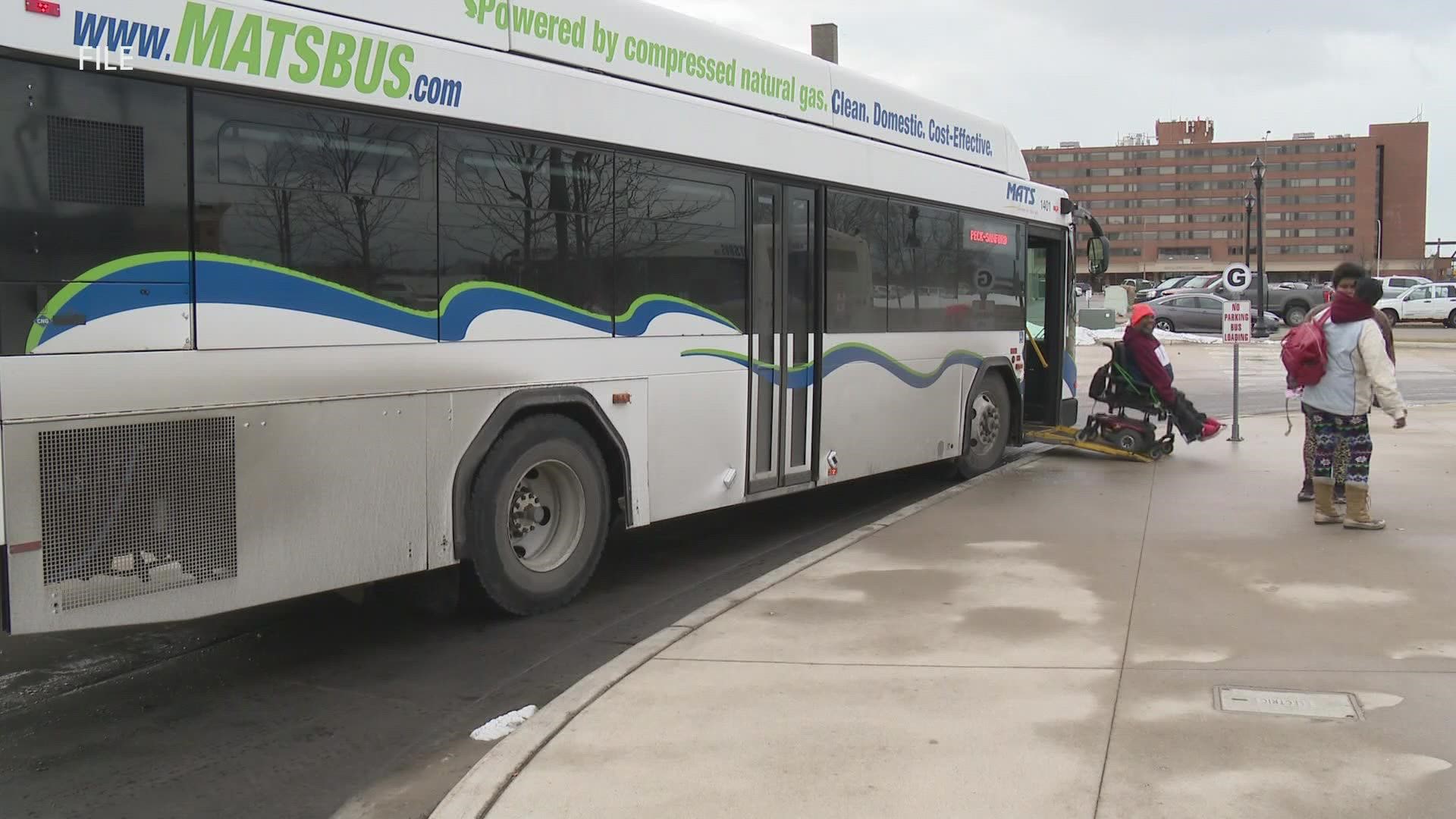 The two public transportation systems now share a stop in Norton Shores where customers can transfer.