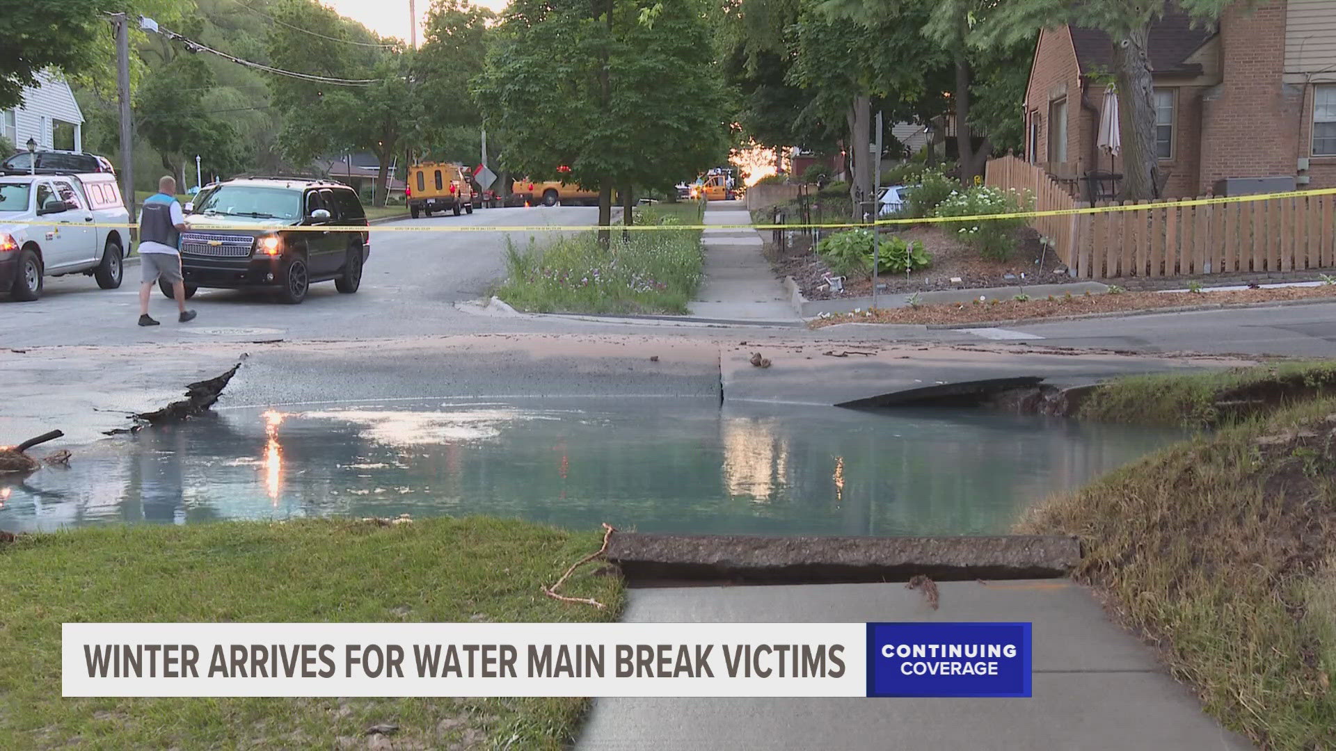 It's been almost six months since a southeast-side neighborhood was flooded and many repairs still need to be done now that winter is closing in.