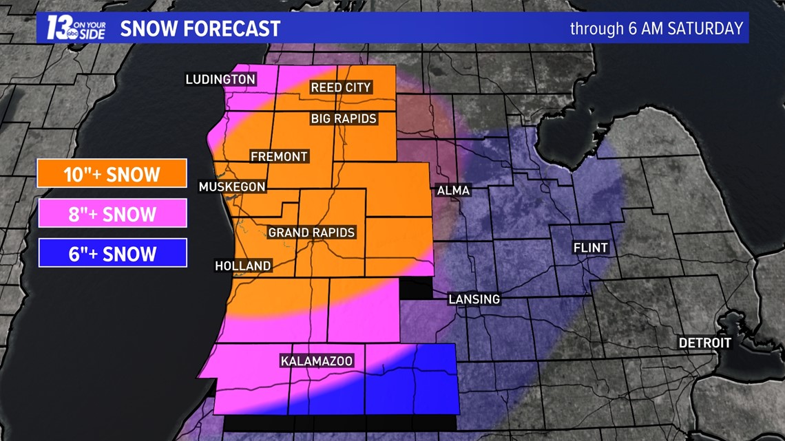 Major Winter Storm Coming To West Michigan | Wzzm13.com