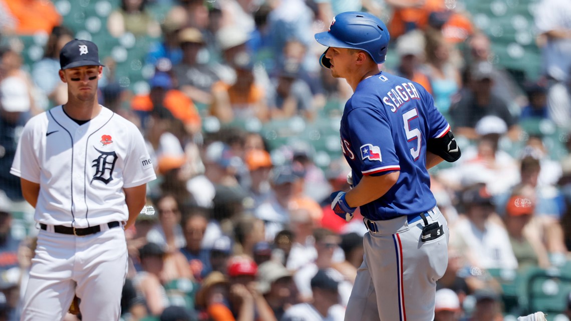 Texas Rangers get 10th consecutive win after beating Detroit Tigers