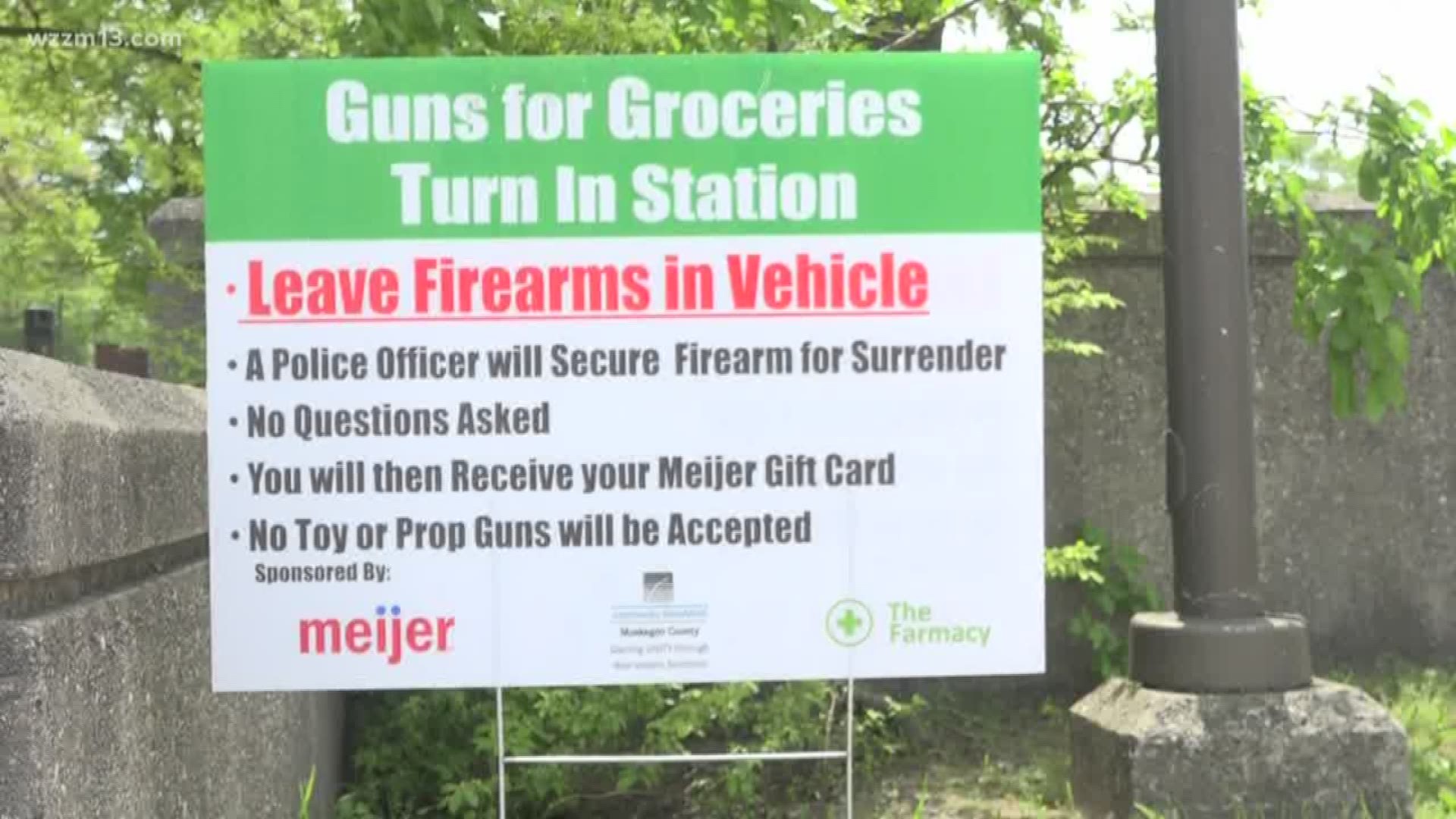 Guns for Groceries event collects more than 130 firearms
