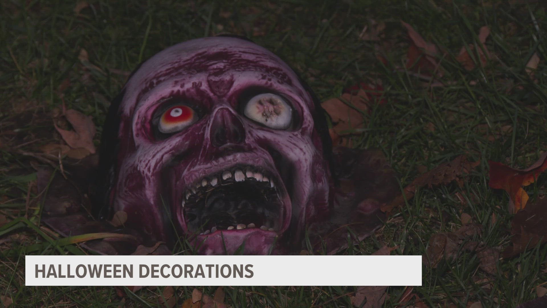 The Stickney house began decorating for Halloween early, the homeowner said there's a good reason why she loves it.