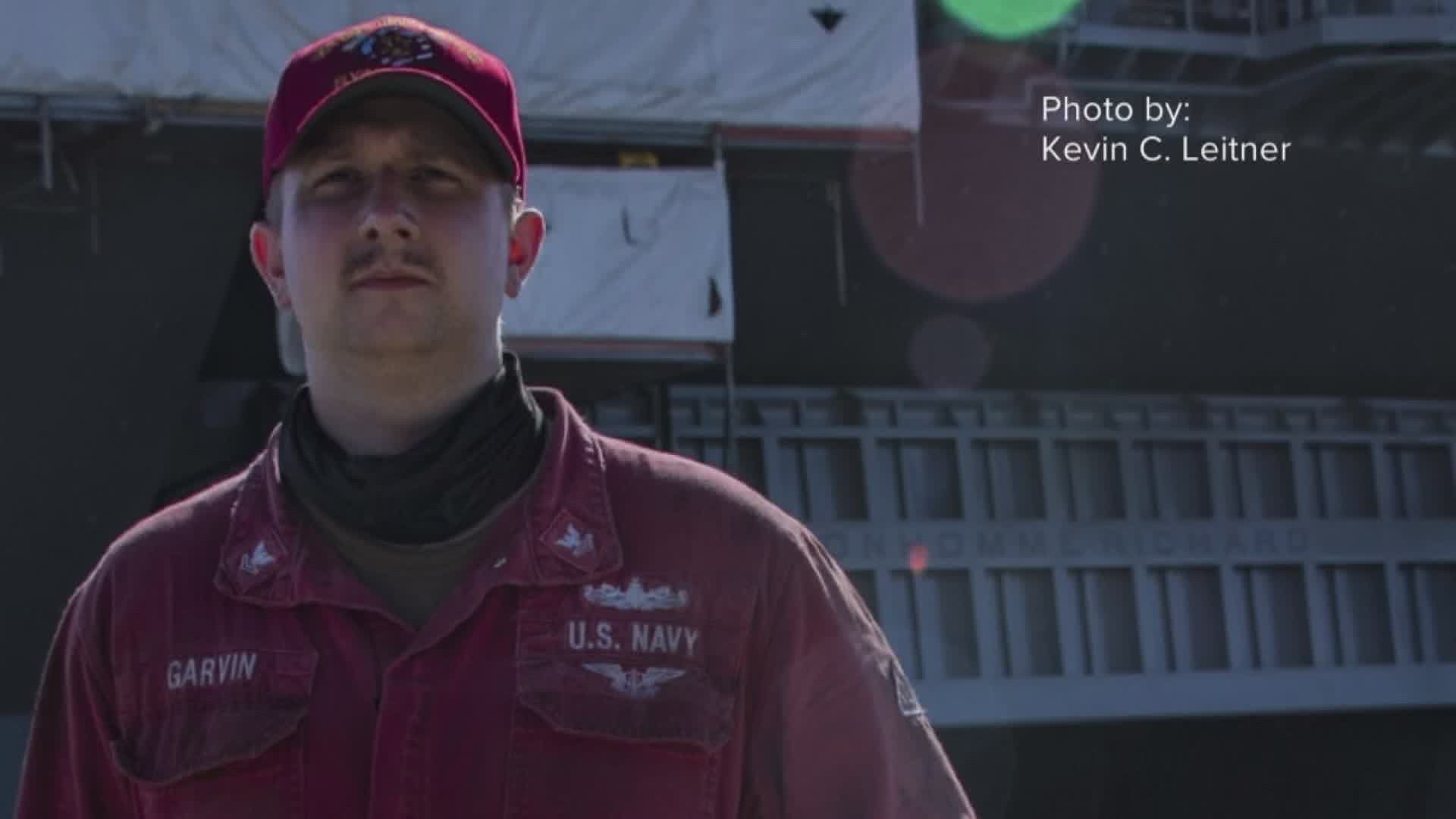 A West Michigan sailor recently helped respond to a disaster.