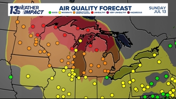 Entire state of Michigan under air quality alert through end of Monday – Detroit Free Press