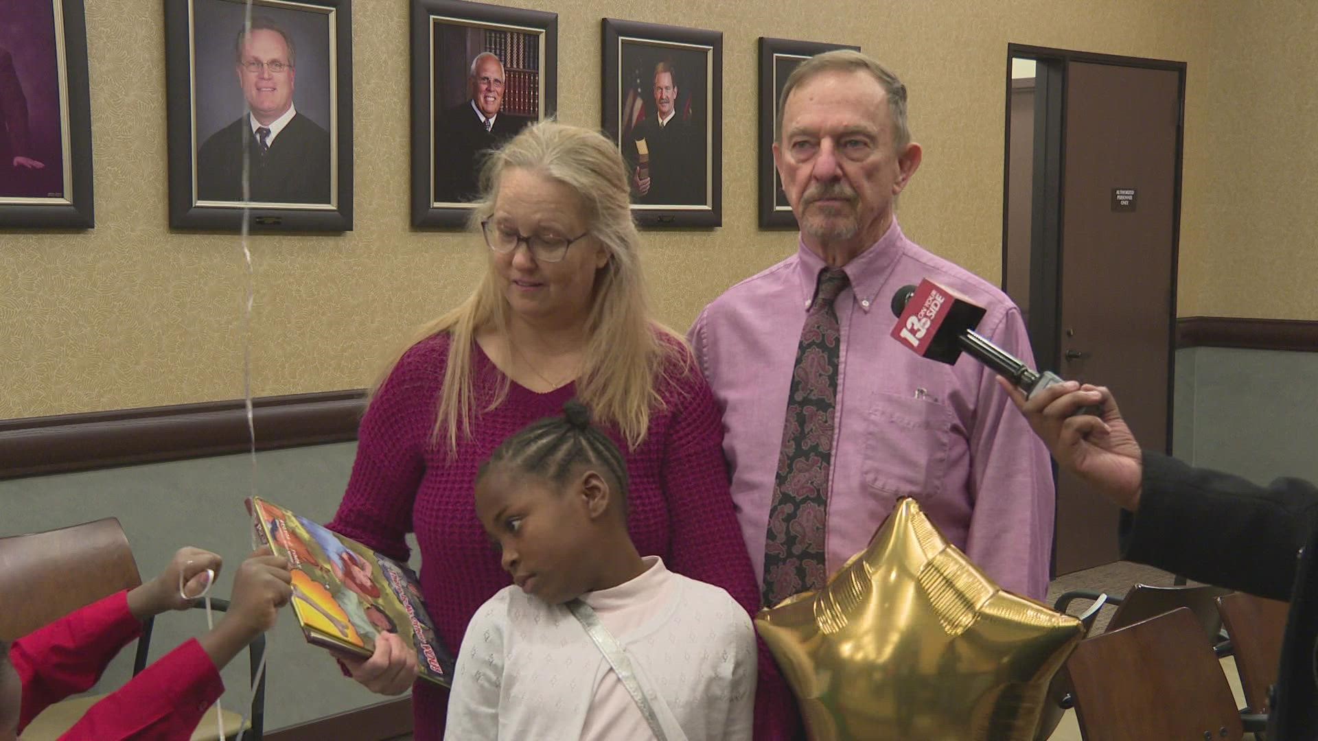The Jamieson Family from Fremont adopted two children from the Ottawa County Court System.