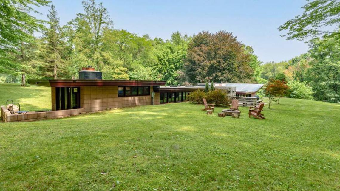 Two Frank Lloyd Wright homes for sale together