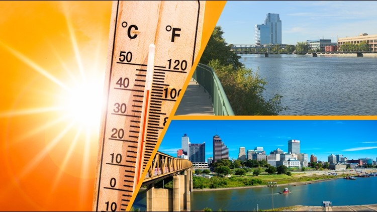 Summer days regularly in the 90s by 2100 in Grand Rapids