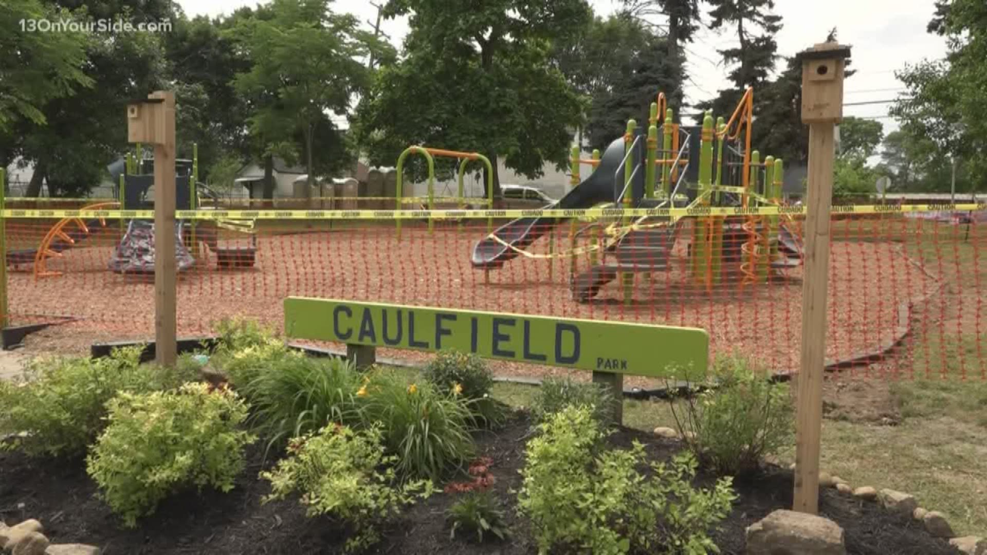 Park built in six hours in Grand Rapids