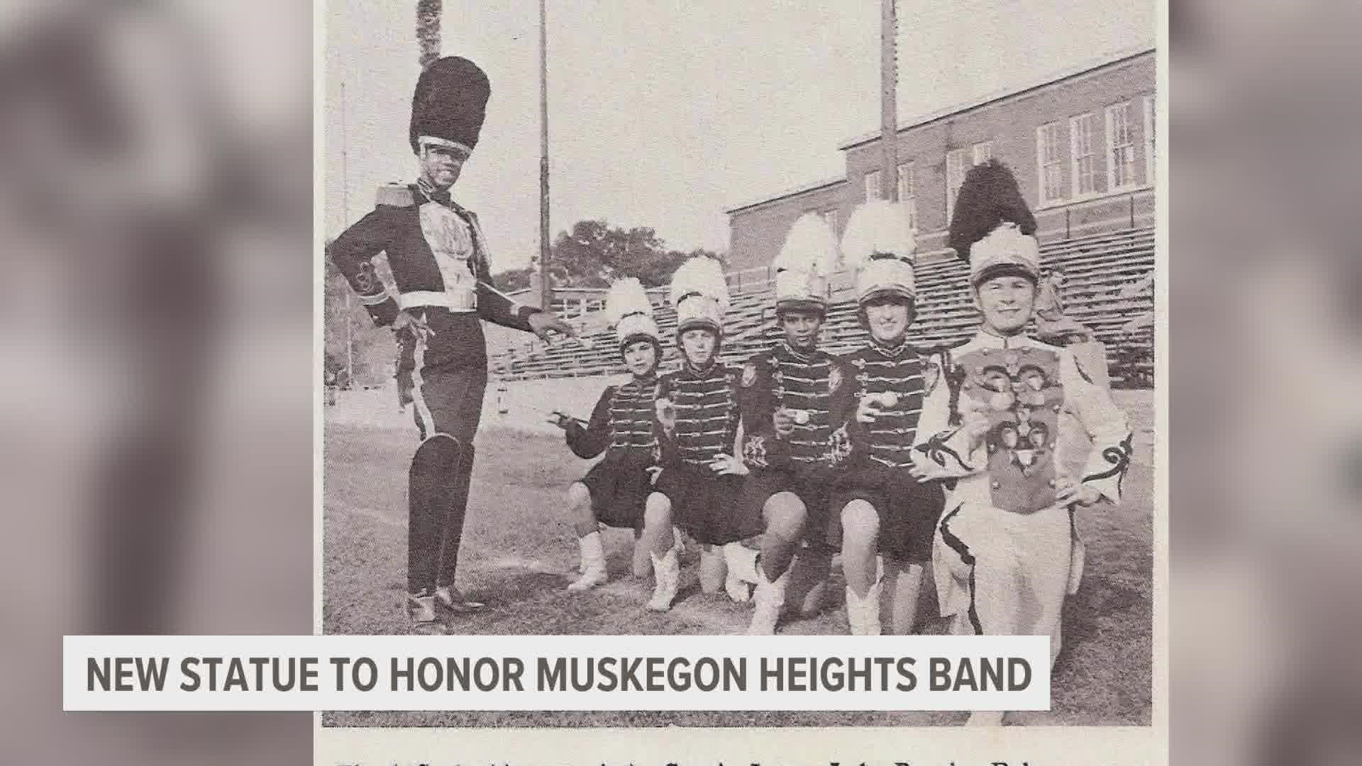 Floyd Cook Jr. designed his own uniform when he became the drum major in 1958.