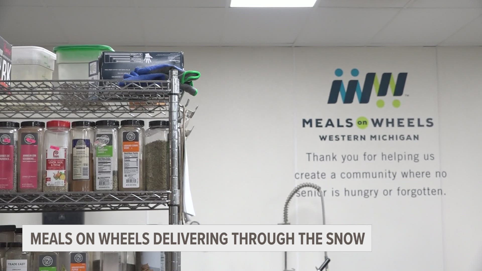 Around 2800 meals come out of their Grandville kitchen everyday. Preparations are made as soon as the fall to make sure homebound seniors have access to meals.