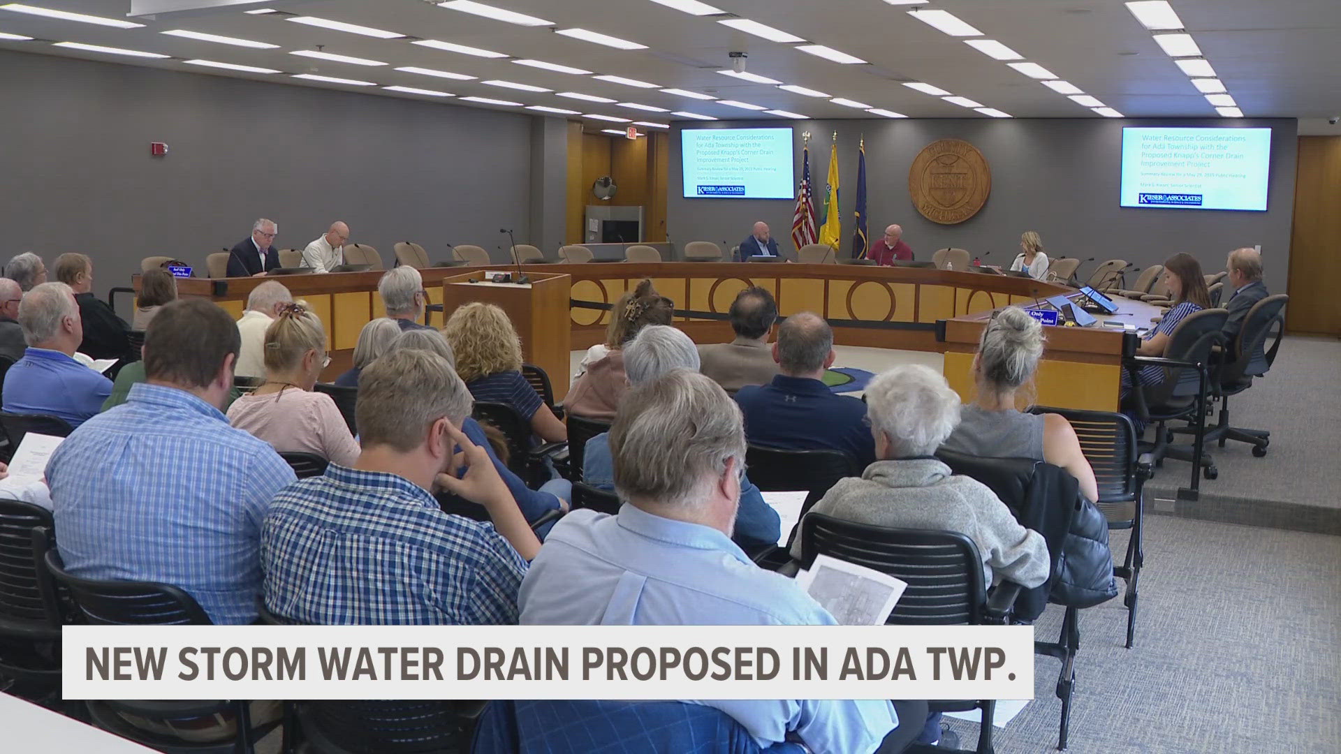 Some residents are concerned the water, which contains high levels of salt and sediment, could damage their wells.