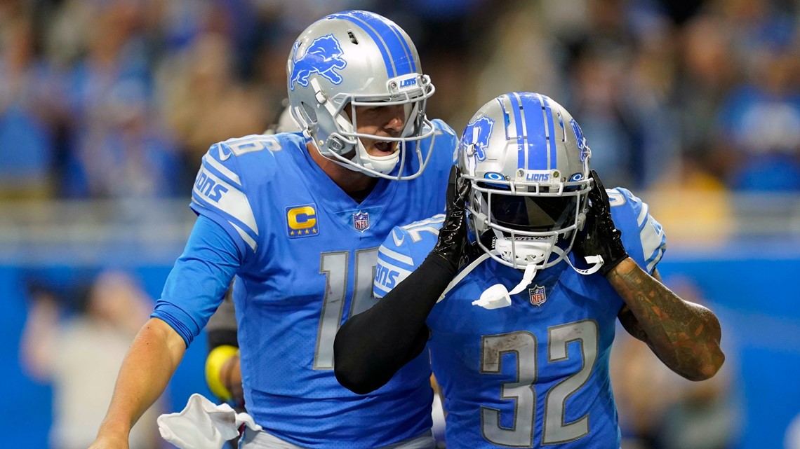 Detroit Lions cornerback Amani Oruwariye (24) in action during the second  half of an NFL football