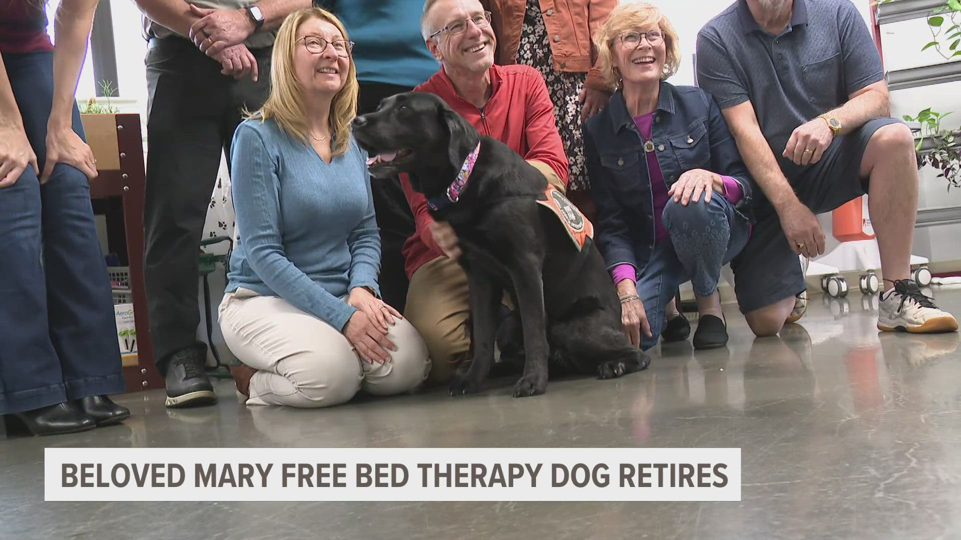 The staff at Mary Free Bed held a tea in Vandy's honor.