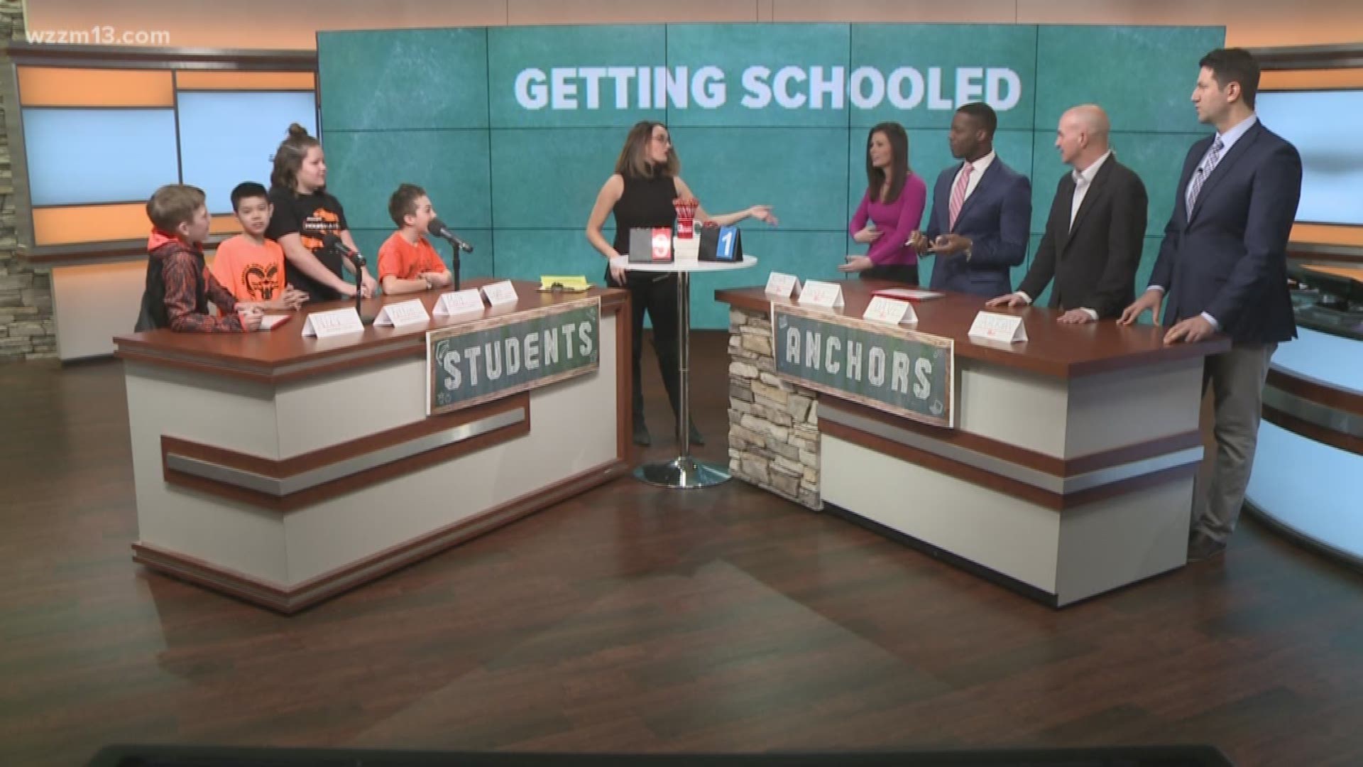 Students from Meadow Ridge Elementary take on the 13 ON YOUR SIDE anchors in a battle of wits.
