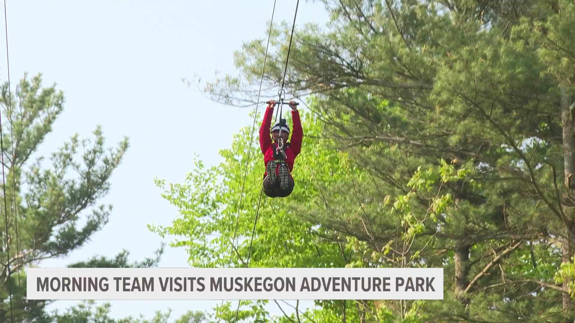 The park features everything from ziplining to rock climbing to archery.