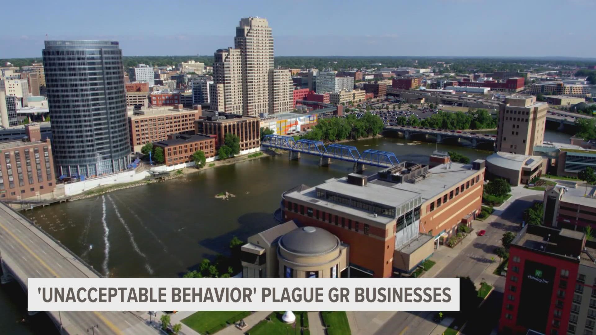 The Grand Rapids Chamber of Commerce is calling on city and public safety leaders about a rise in violent crime that is impacting businesses.