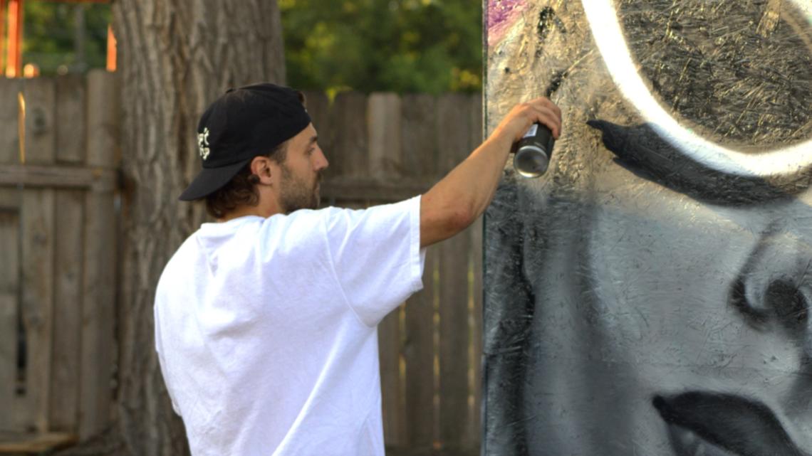 Street artists and local business work together to show what they're made of