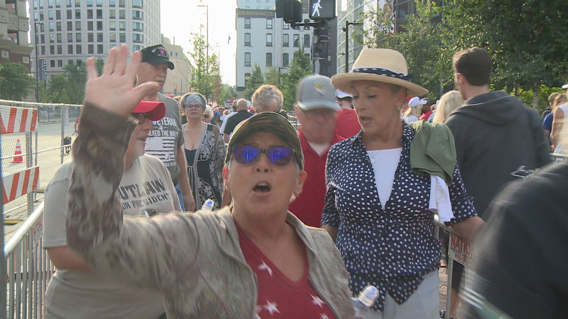 Exactly one week after the assassination attempt against the former president in Pennsylvania, supporters said they're excited to see him.